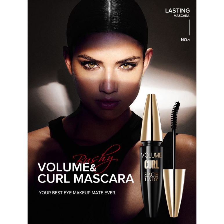 Mascara SACE LADY làm cong và dài mi tự nhiên chống nhòe | BigBuy360 - bigbuy360.vn