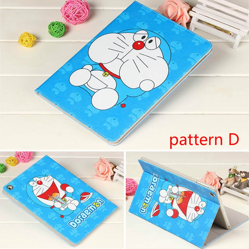 Bao da máy tính bảng PU in hình Doraemon cho iPad 9.7 2017 2018 mini 1 2 3 4 Air 1 Air2 | BigBuy360 - bigbuy360.vn