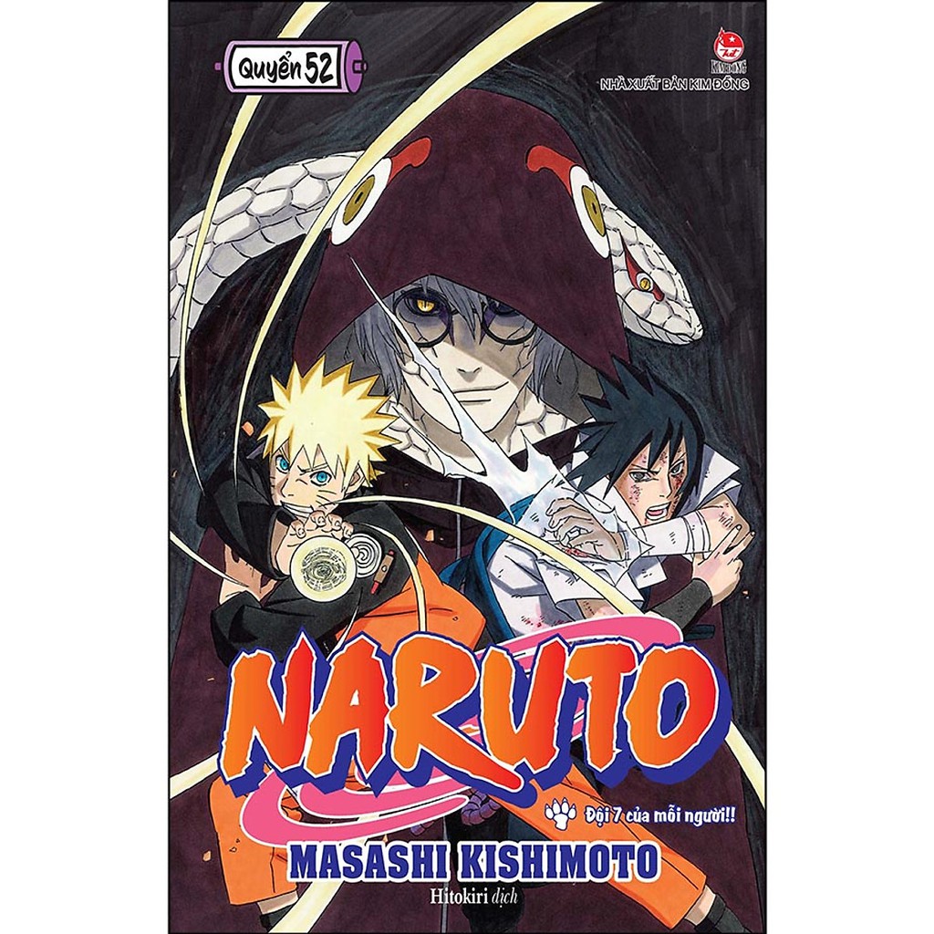 Sách - Naruto - Tập 52: Đội 7 Của Mỗi Người!!