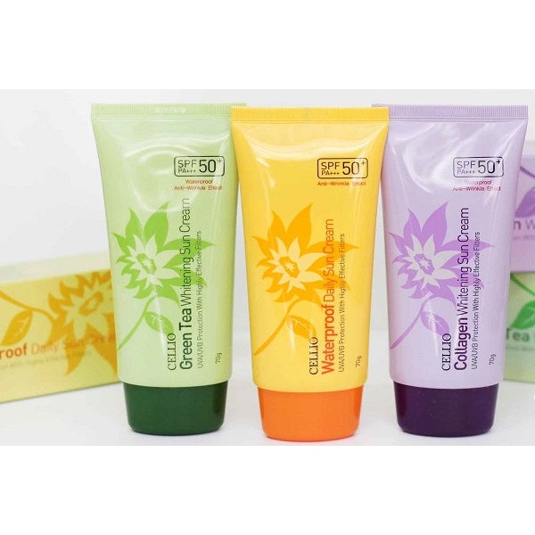 Kem chống nắng Cellio Waterproof Daily Sun Cream SPF50+ PA+++