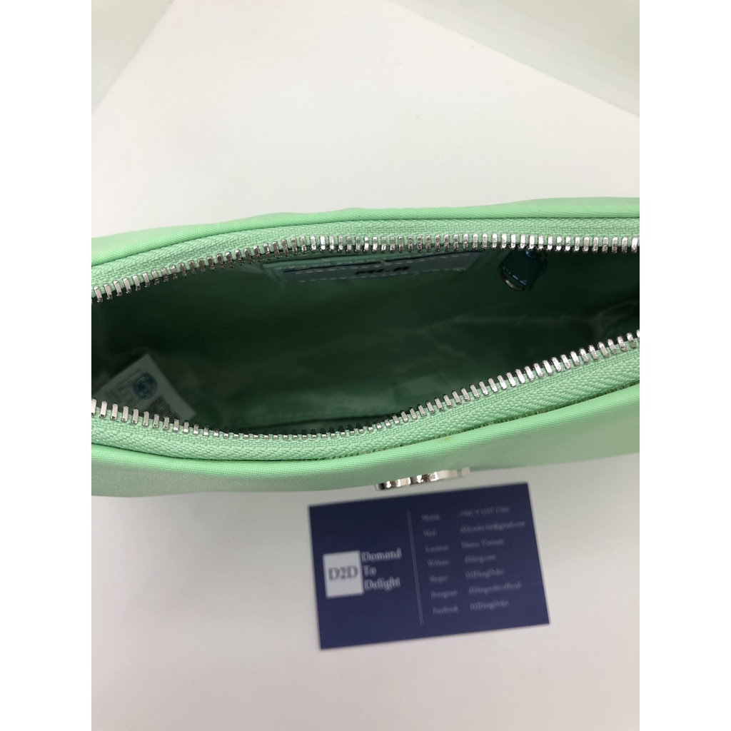 Túi Đeo Vai Bán Nguyệt M.L.B Nylon Hobo Bag Season 2022