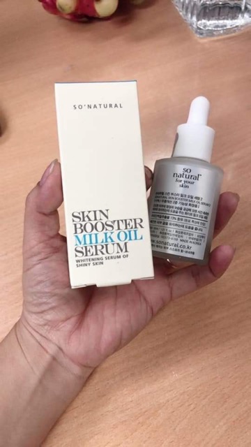 ( MẪU MỚI DATE 2022) TINH CHẤT DƯỠNG TRẮNG SKIN BOOSTER MILK OIL SERUM 30ml