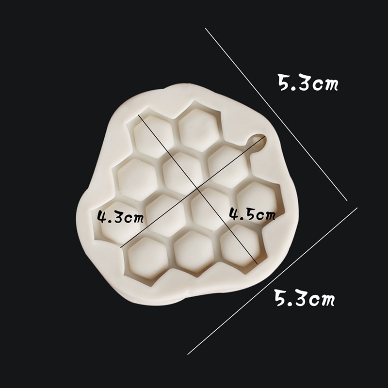Khuôn Silicone Tạo Hình Tổ Ong Mini Trang Trí Bánh