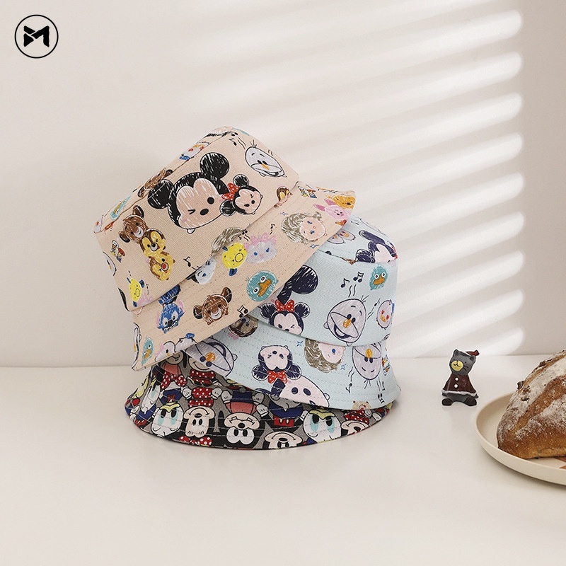 Nón Tai Bèo In Họa Tiết Hoạt Hình Dễ Thương Cho Bé 2-4 Tuổi