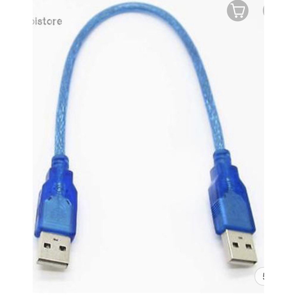 Cáp USB 2.0 từ đầu đực đến đầu đực dài 30 cm