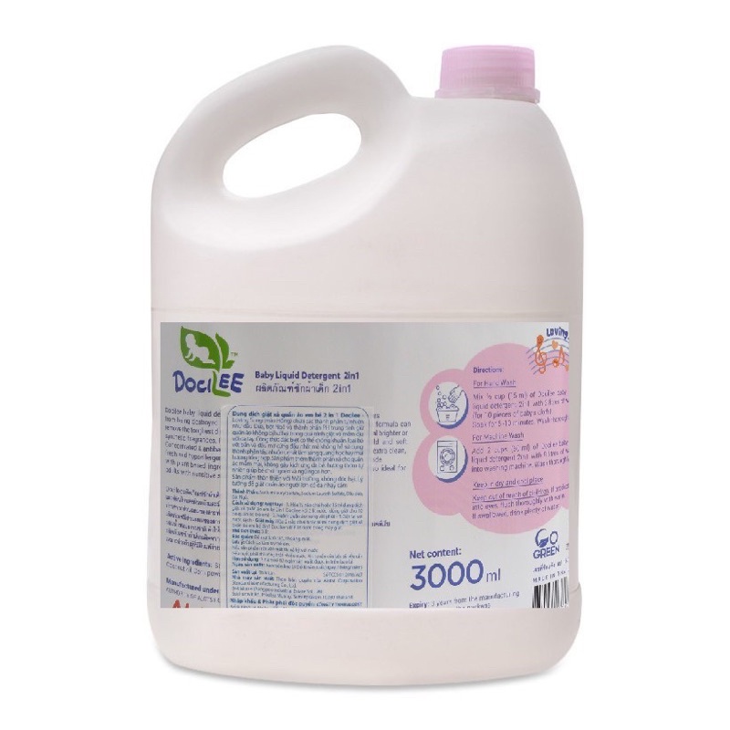 Nước giặt xả cho bé Docilee Thái Lan 3000ML