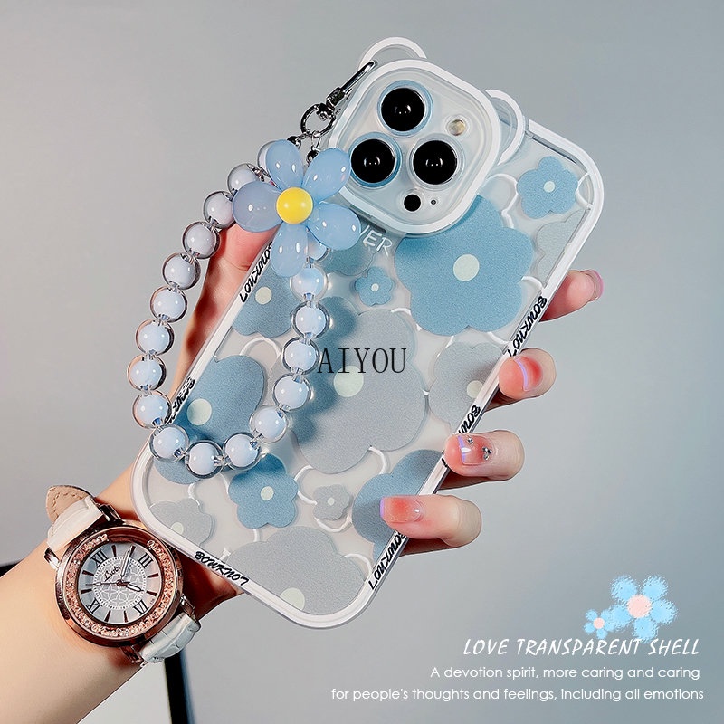 Ốp Điện Thoại Mềm Trong Suốt Hình Hoa Cho iPhone 14 Pro MAX 11 12 13 Pro MAX X XR XS MAX 12Pro