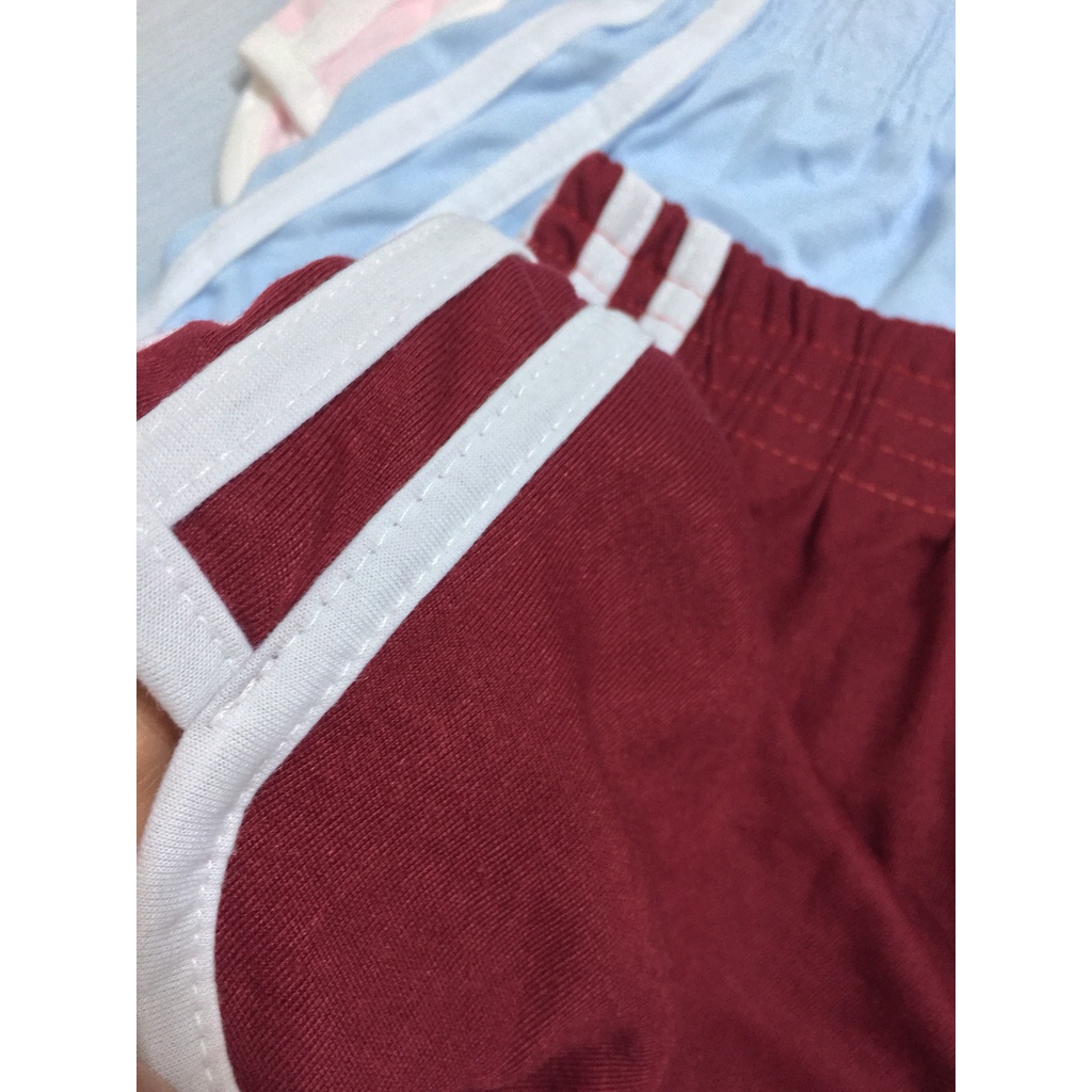 Quần đùi thun cotton Thái Lan sọc hông