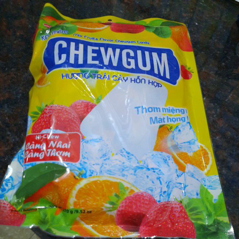 Kẹo mềm Chewgum Bibica hương trái cây - gói 270g