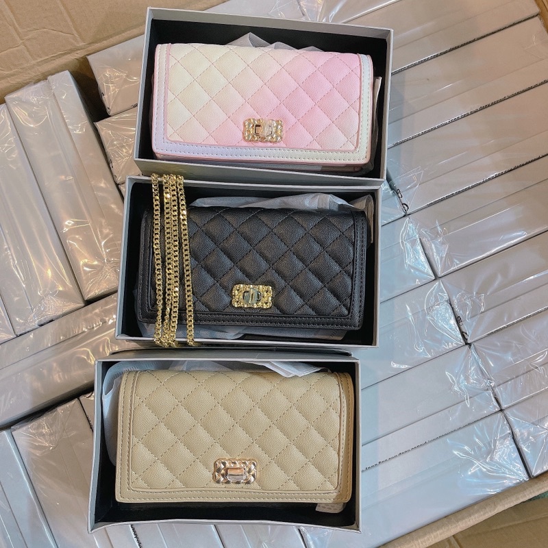 Túi Ô trám khoá xoay kèm dây đeo chéo fullbox