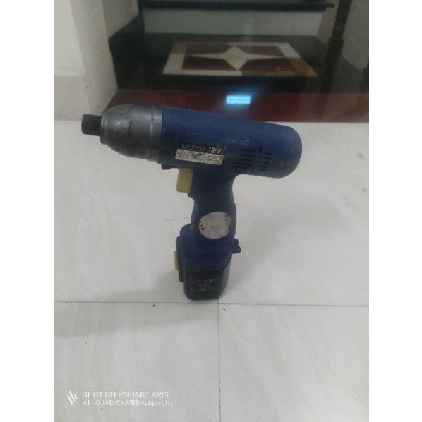 Thân máy + vỏ pin máy bắt vít Earth man 12v