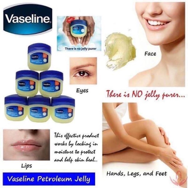 Kem dưỡng mềm da đa năng Vaseline của Mỹ 49g nhiều công dụng tốt