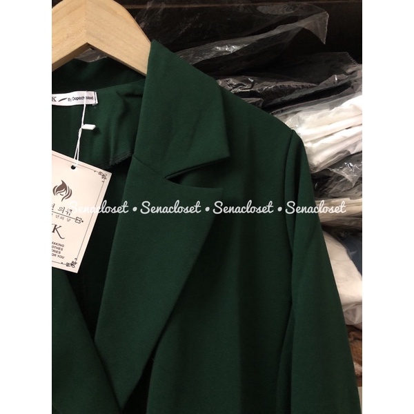 ÁO KHOÁC BLAZER 1 LỚP Tay Dài FORM TÂY rộng rãi dáng dài siêu đep (Ảnh thật)