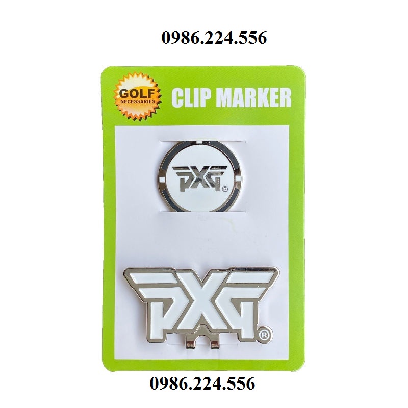 Mác bóng golf clip marker đánh dấu vị trí kẹp nam châm từ tính MB010