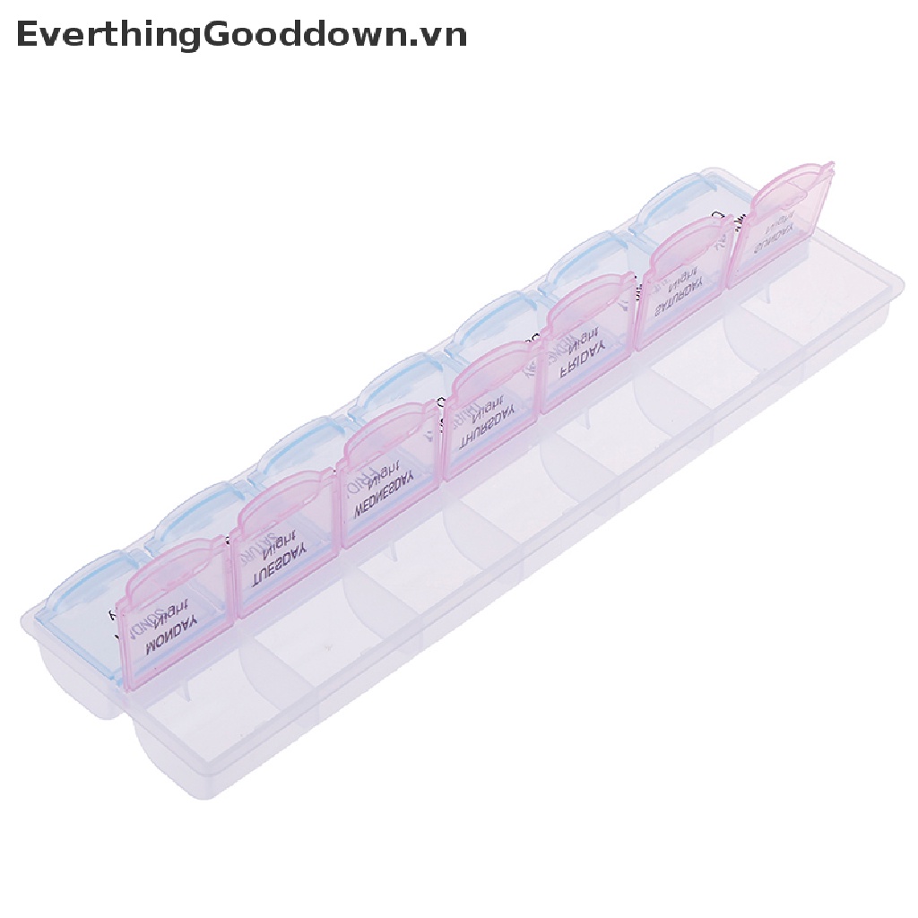 Everthingooddown Hộp Đựng Thuốc 1-7 Ngày Ốp