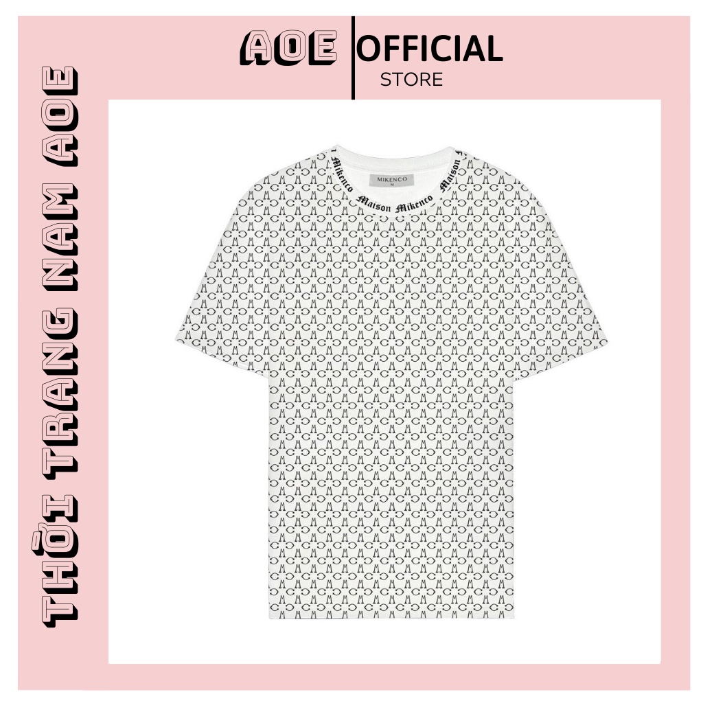 Áo phông nam MIKENCO Monogram in tản nhiệt chữ MC