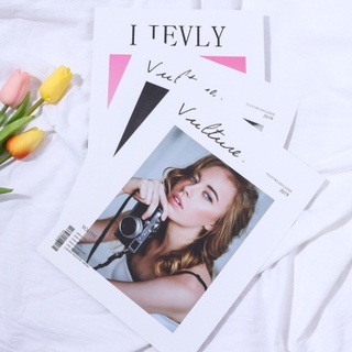 (Nhiều Loại-A4-Dày Đẹp) Tạp chí thời trang trang trí chụp ảnh chất lượng