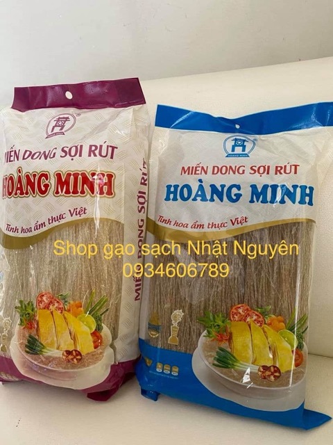 Miến Dong Sợi Rút Hoàng Minh (Miến Sạch Làm Từ Củ Rong Riềng)