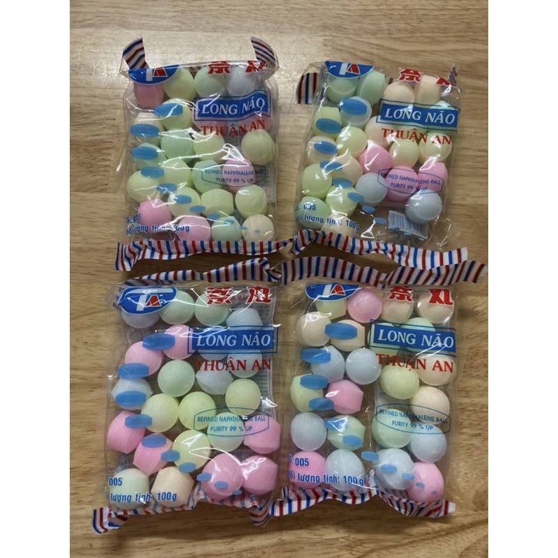 Long não viên màu và trắng gói 100g