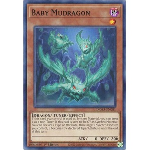 Thẻ bài Yugioh - TCG - Baby Mudragon / DAMA-EN081