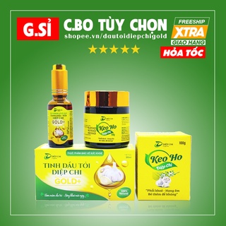 Tinh Dầu Tỏi Diệp Chi Gold plus vs Keo Ho Diệp Chi (combo 5 hộp tùy chọn)