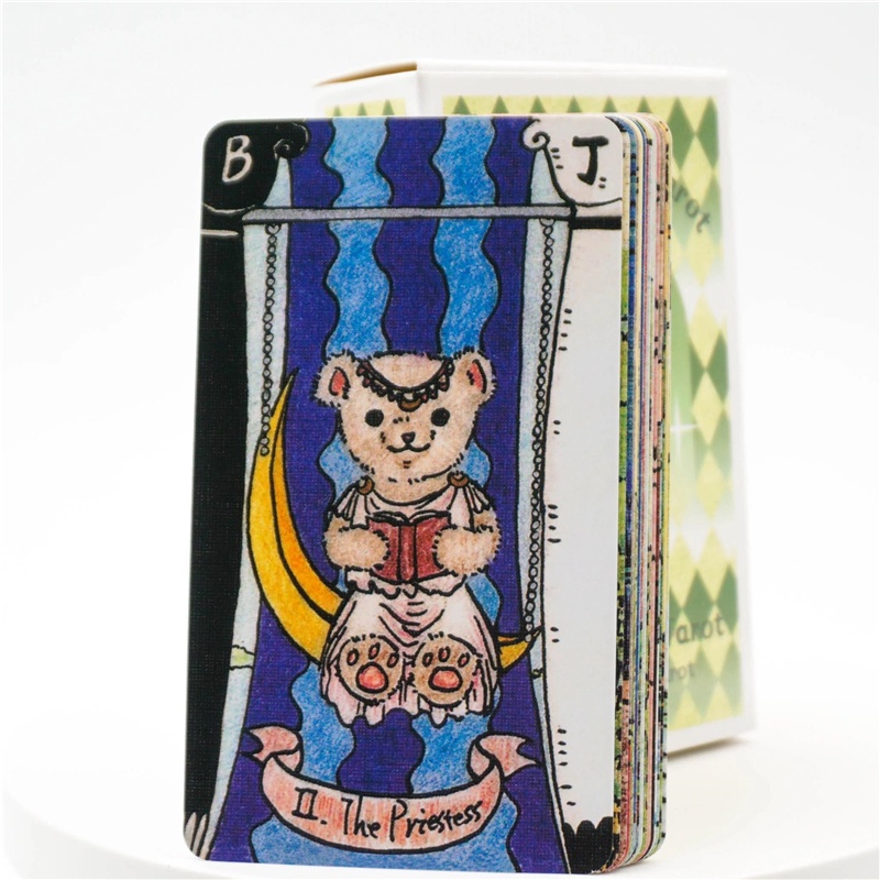 Muppet Bear Tarot Deck 78 Card Tarot Deck High Quality Board Game For Beginners Fun Divination Game