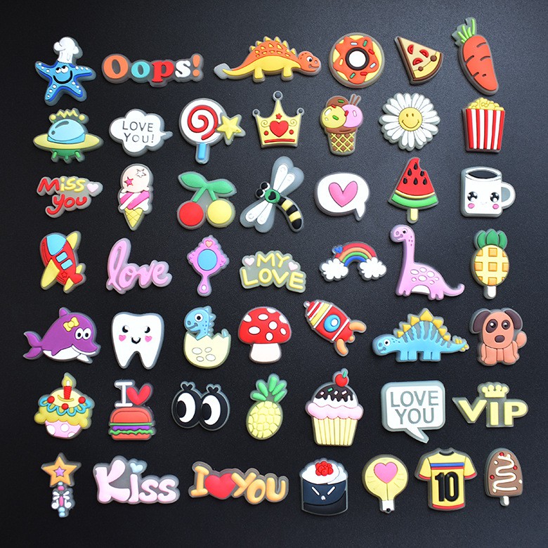 10 sticker cài dép cho nam và nữ mẫu mã đa dạng