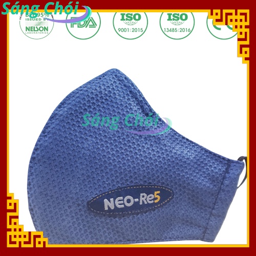 NeoMask Neo-Re5 (Thun Quàng Tai) Khẩu Trang Than Hoạt Tính - PM2.5 Chống Ô Nhiễm Chống Bụi Mịn Kháng Khuẩn