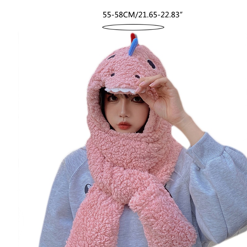 Bộ Đồ Thời Tiết Mùa Thu Đông 3 Trong 1 Gồm Mũ + Găng Tay + Khăn Choàng Lông Nhung