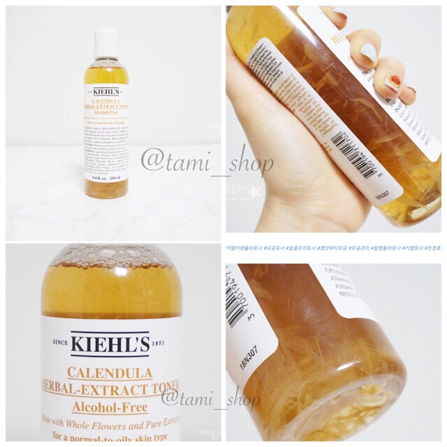 Nước Hoa Hồng KIEHL'S CALENDULA HERBAL-EXTRACT TONER Alcohol-Free