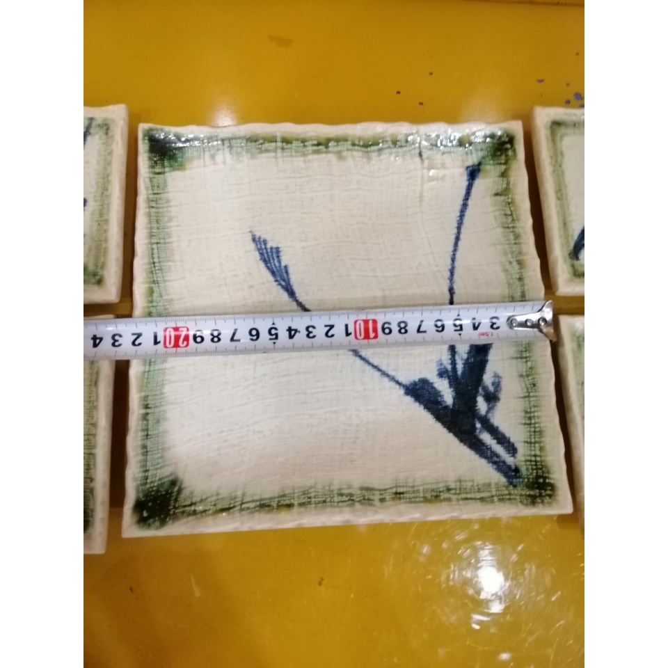 Bộ đĩa sứ nội địa Nhật, đĩa to size 22cm, đĩa nhỏ size 12cm (mã 919)