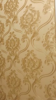 10M giấy dán tường hoa văn 3D in nổi cao cấp khổ 53cm chưa keo