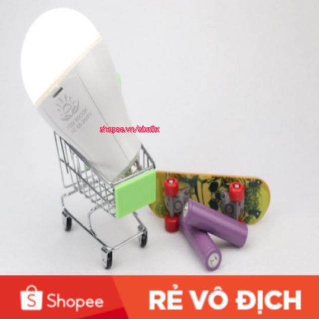 Bóng Tích Điện 2 Pin 15W kết hợp điện lưới 220V ABM Solar
