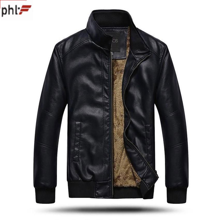 Áo khoác da lót lông cao cấp phlfashion - 105 form chuẩn đẹp , chất dày mềm KHÔNG BỊ BONG TRÓC