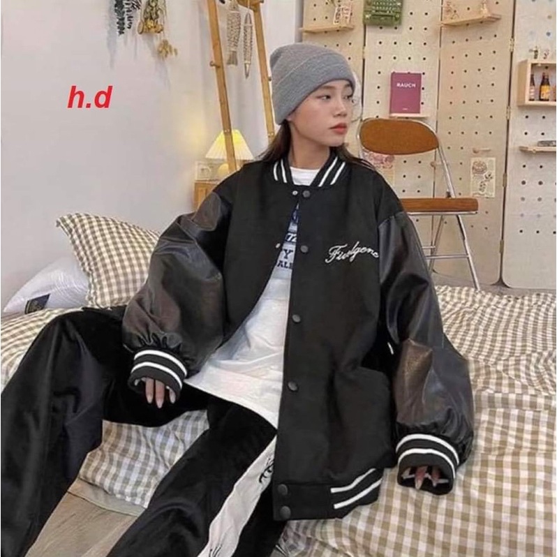 Áo bomber bóng vòng tròn TH6