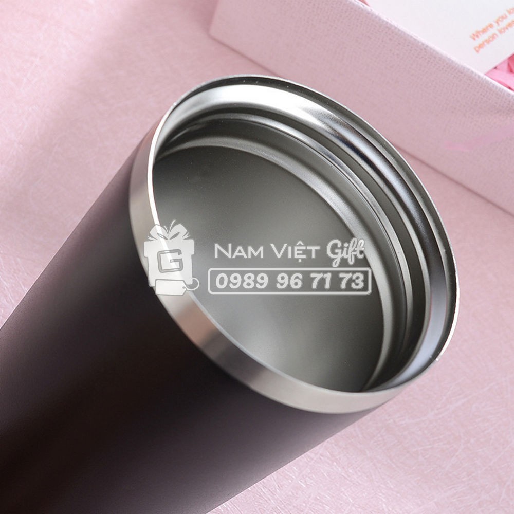 Cốc Cà Phê Giữ Nhiệt Nắp Travel Sáng Tạo INOX 304