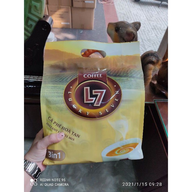 Cà Phê Hoà Tan L7 3in1 - Túi 50 Gói