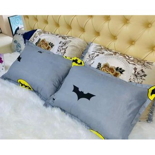 rẻ vô địch combo 2 vỏ gối nằm poly mẫu bat man