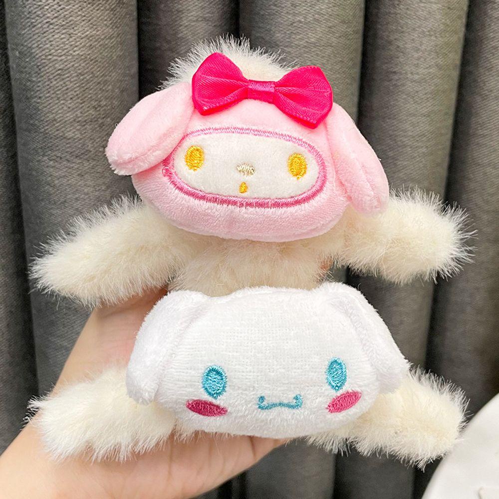 EXPEN Kẹp Tóc Đuôi Ngựa Hình Mèo Kitty Bằng Lông Nhung Dễ Thương Xinh Xắn Cho Nữ Giá Đỡ