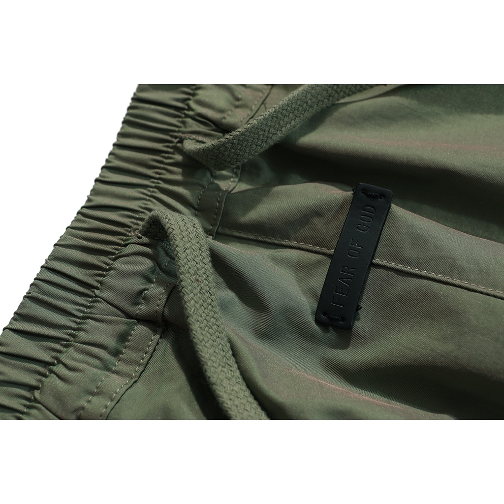 FEAR OF GOD solid color all-match woven trousers FOG loose micro-tapered spring and autumn comfortable casual pants trend