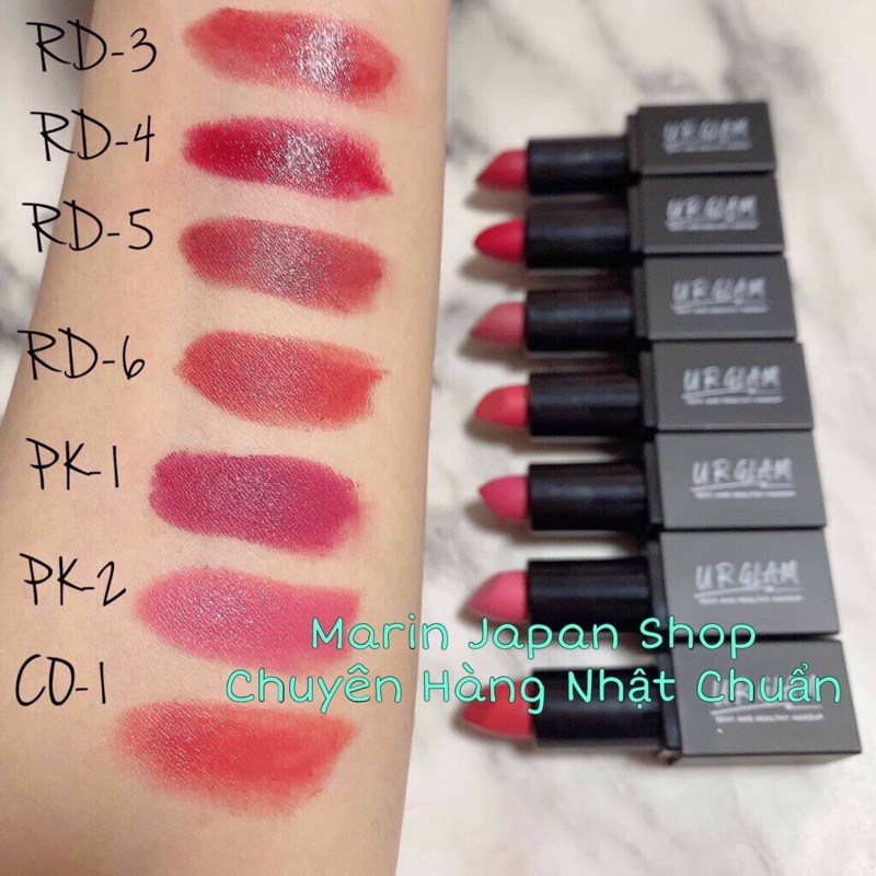 (SALE) Son lì có dưỡng môi Mini Lipstick Urglam Nội địa Nhật Bản