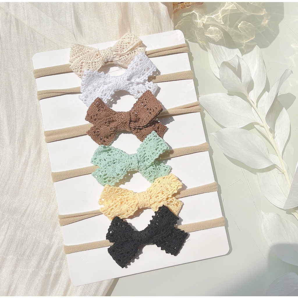 Băng đô nơ KIDSBOWS thời trang dễ thương cho bé gái với 14 màu tùy chọn