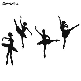 Decal dán tường cô gái múa ba lê