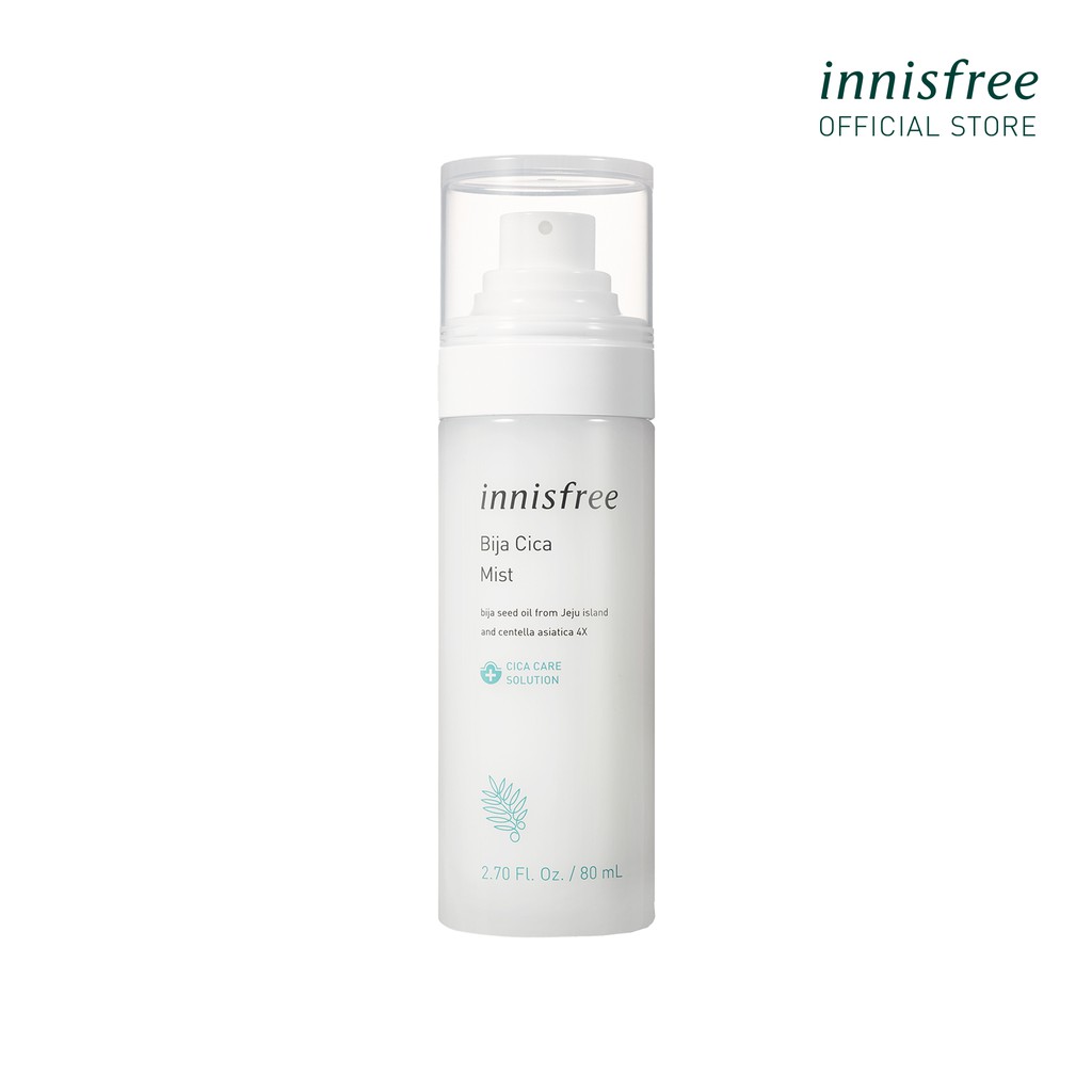 [Mã COSIF05 giảm 10% đơn 400K] Xịt khoáng dành cho da mụn innisfree Bija Cica Mist 80ml