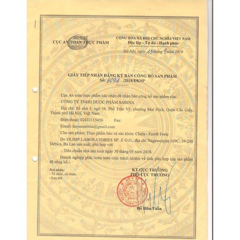 Sắt Chela-Ferr Forte - Hỗ trợ bổ sung và dễ hấp thụ sắt. Hỗ trợ cải thiện thiếu máu do thiếu sắt (Hộp 30 Viên) | Thế Giới Skin Care