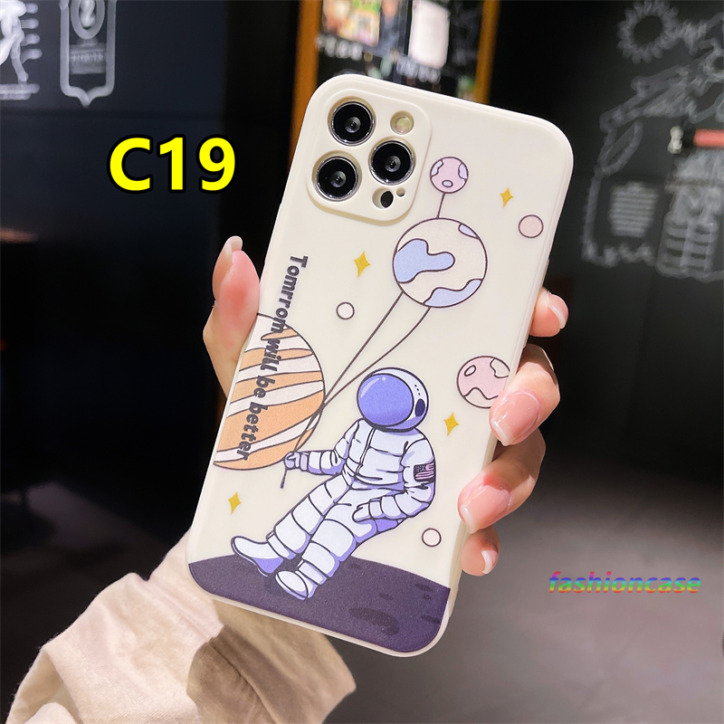 Ốp Lưng Phong Cách Vũ Trụ Cho Oppo A7 A3S A5 2020 A5S A15 A93 A94 A53 2020 A12 A92 A31 A9 2020 Z 4 Lite Z 5 5f Find X3Lite A15S F17 F19 Pro A33 2020 A11K A12S A11 A1K A52 A7 A32 A12E A72 A53S C15 C12 C11