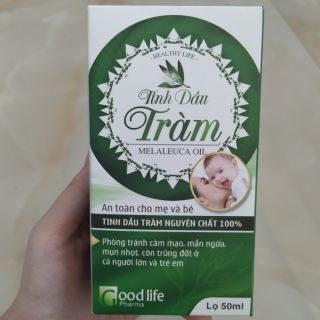 Tinh dầu tràm nguyên chất 100% lọ 50ml