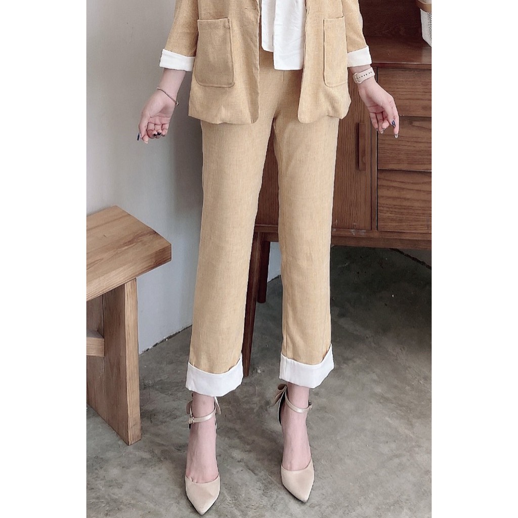 Quần âu xuông cạp liền 3 cục - 20Again | BigBuy360 - bigbuy360.vn