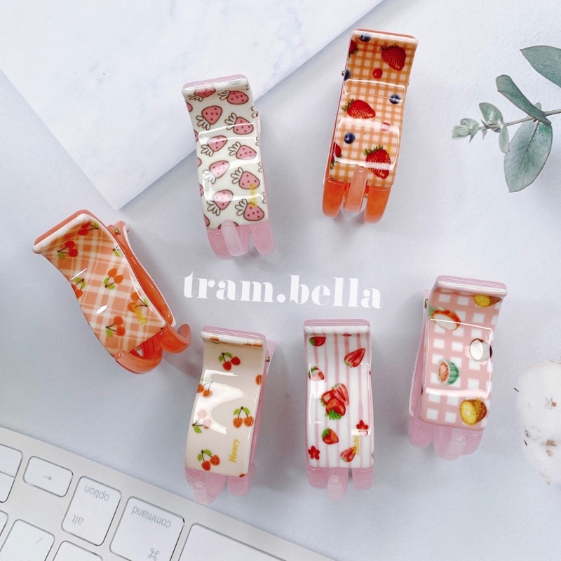 kẹp càng cua cao cấp kẹp tóc 3 răng tram.bella