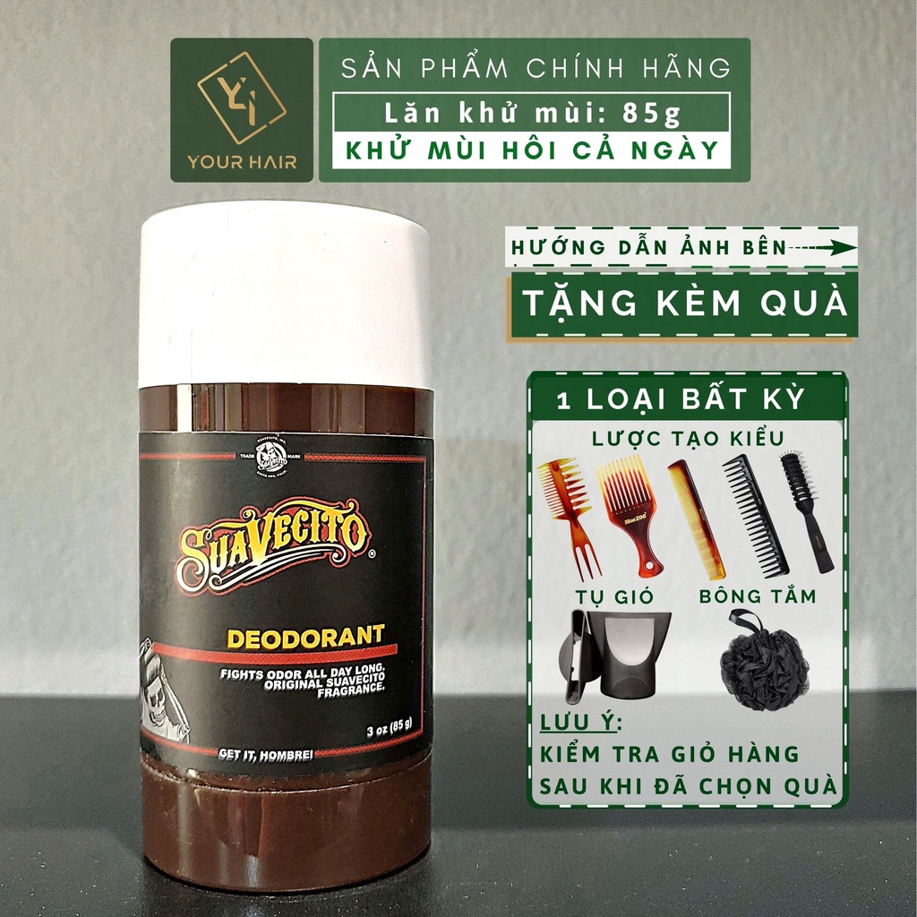 Lăn khử mùi Suavecito OG Deodorant - 85g